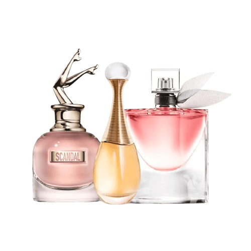 3-Piece Fragrance Set: Scandal, J'adore & La Vie Est Belle