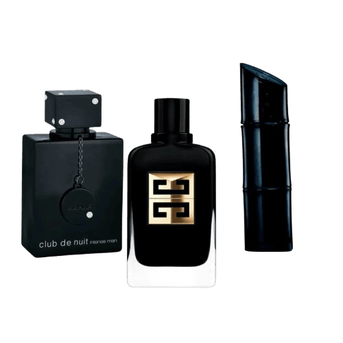 3-Piece Men's Fragrance Set: Armaf Club GB Nuit Intense Man, Givenchy Gentleman, Carolina Herrera Bad Boy